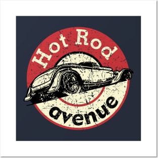 Hot Rod Avenue Posters and Art